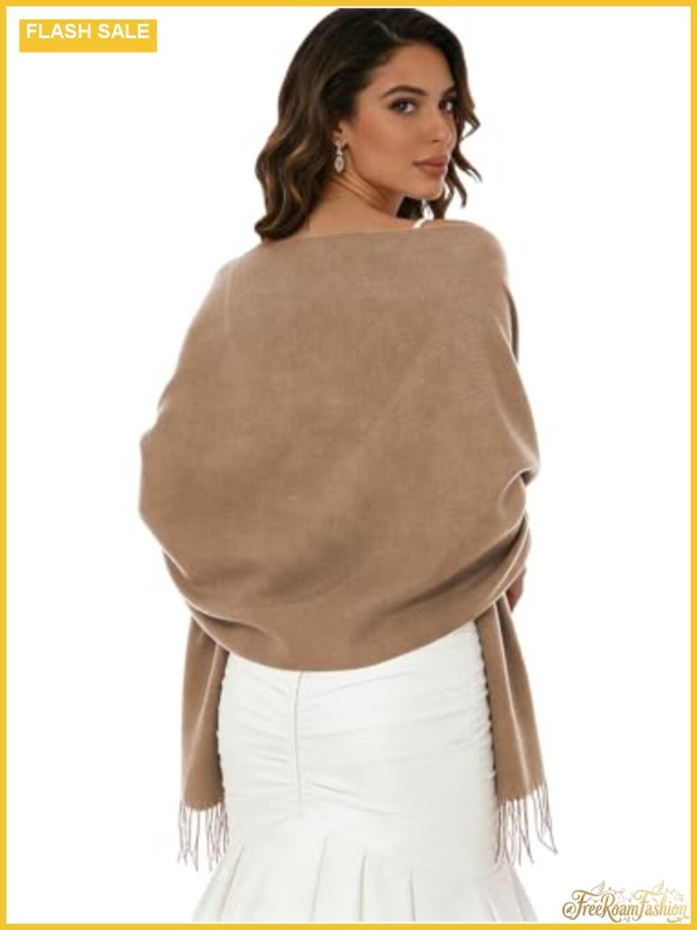 Pashmina Shawl Wrap Scarf Polyester Viscose Wedding Evening